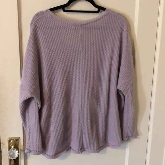Urban Outfitters Waffle Knit V Neck - Picture 5 of 5